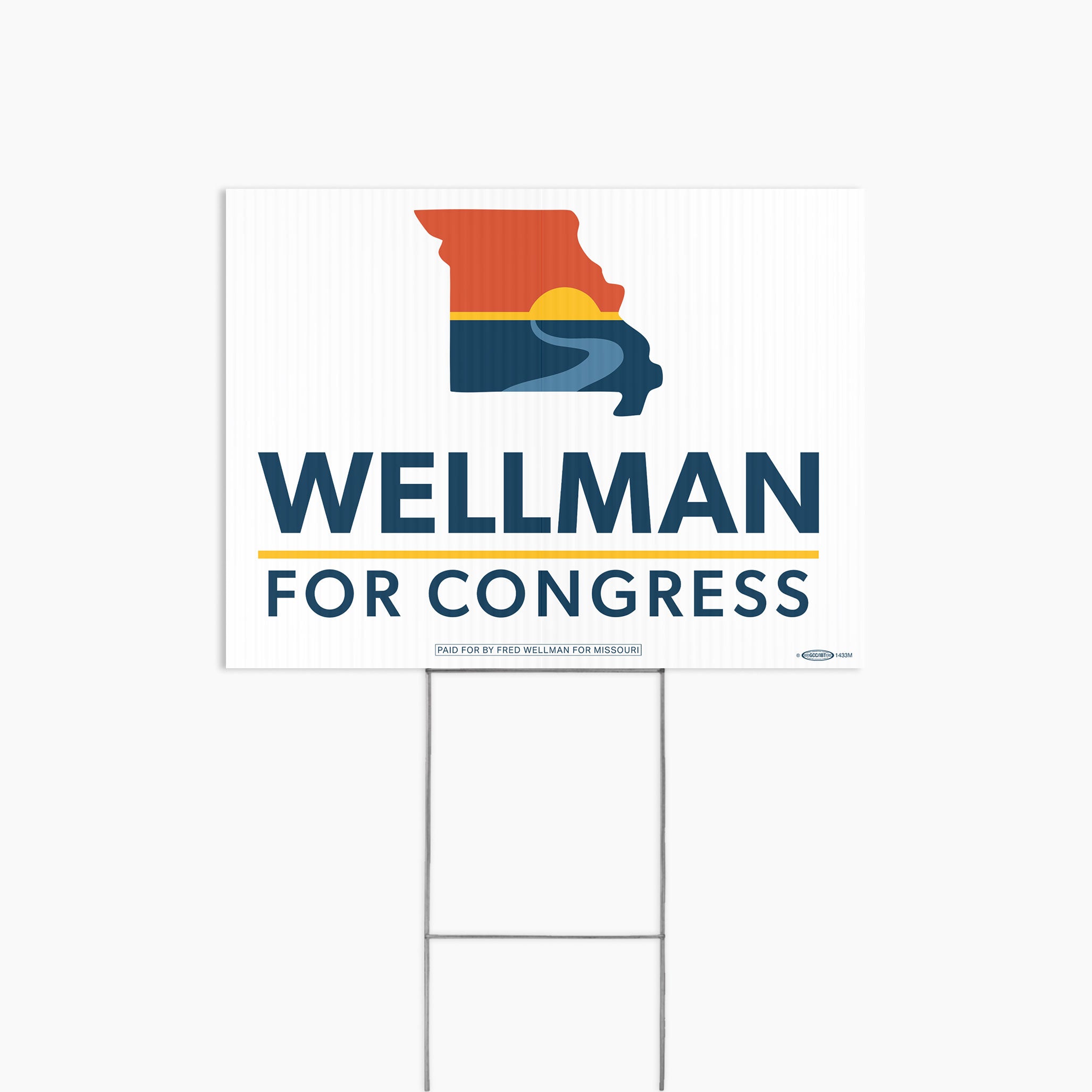 Wellman for Congress Yard Sign